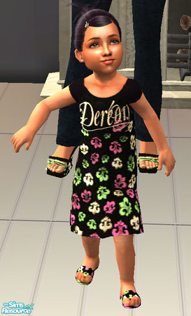 Sims 2 — Dereon Toddler Tots by Tenderhrt — Your little toddler will love to be seen in this adorable Dereon dress. She