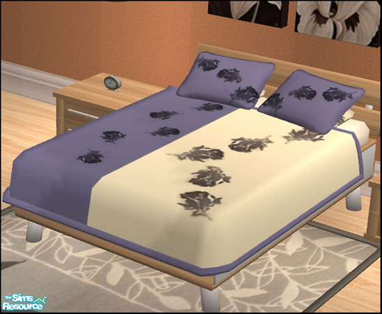 Sims 2 — Naturals Bedroom - Naturals Daycover by Elize-37sims — The daycover can be placed over the bedding. No cheats