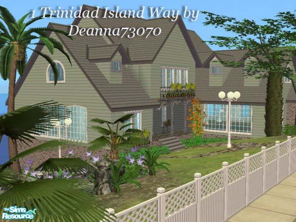 Sims 2 — 1 Trinidad Island Way by DEANNA73070 — Beautiful beach home for your average sim families. Enjoy!