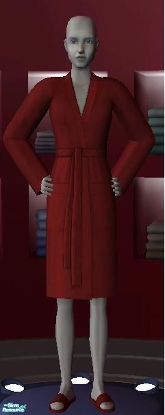 Sim Resource Robe The Sims Resource | Red robe recolor