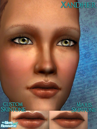 Sims 2 — Endure Lip Stains - Spice by Xandher — A soft, sheer lip tint that is perfect for creating a beautiful, natural