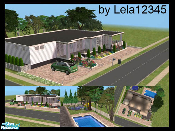 Sims 2 — Nice Day 1 by lela12345 — Medium modern house