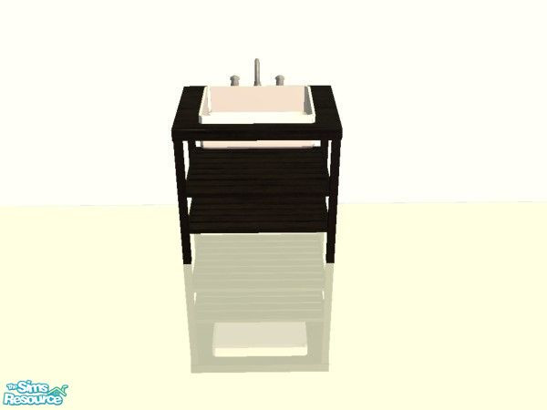 Sims 2 — Leyris Bathroom in Blackwood - Sink by simmaniac2005 — Check my page for a comparison of Mira\'s black and mine.