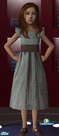 Sims 2 — Silver Party Dress by kollens — This dress was made by ReQuest. 