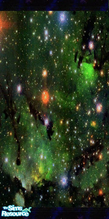 Sims 2 — Space Oddity  Wall #2 by  hippiebill by hippiebill — Again, plain. Nice colors. Very Busy.