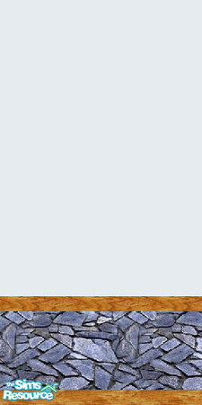 Sims 2 — Paste Stucco with wood2 & stone wall by swmeek — This is a recolor of a wall i submitted.