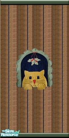 Sims 2 — kiTTen waLL dArk by gbourn — sweet atmosphere in your sims' living rooms and bedrooms given by this wall