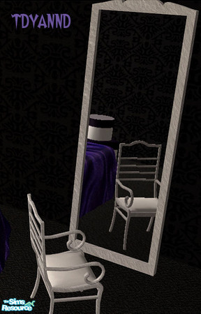 Sims 2 — Darkest Sin - Bedroom8 Recolor - Mirror by tdyannd — A deep sinful recolor of Jope\'s Bedroom8 mesh from Simply