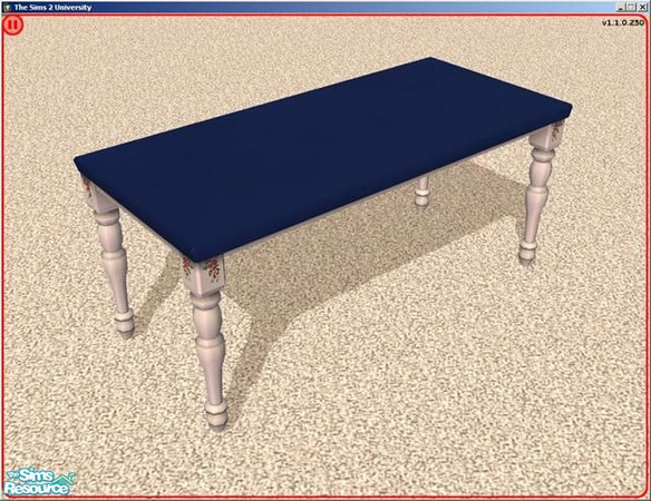 Sims 2 — 21 Talking Tables - Cornflower Dreams by dddrake — I've had some requests for a dining table and I thought this