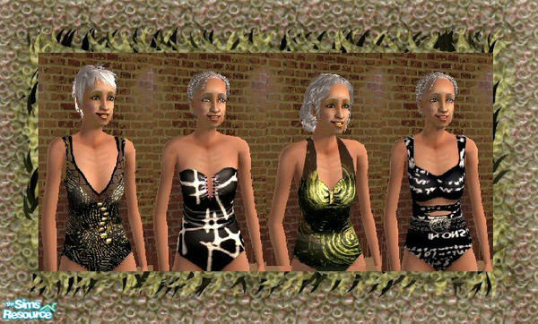 Sims 2 — Chic On The Beach by Helena — Are there some elegant elder women in your neighbourhood ? Why should they wear