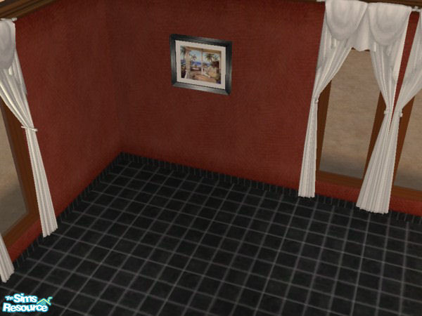 Sims 2 — Key West Painting 03 by SimsLvrGrl — Hot and cool, all at the same time! Tropical Painting to adorn your sultry