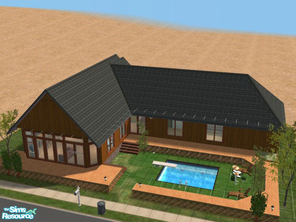 Sims 2 — ZeUS dORm by gbourn — well built 4 room dormitory with almost perfect lay out. 