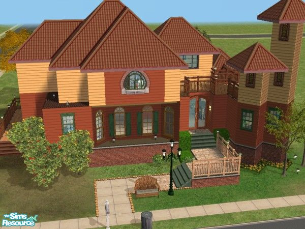 Sims 2 — 145 Sim Lane by Silveais — ~Home Sweet Home~ Especially for sims who will be having a baby. Swimming pool