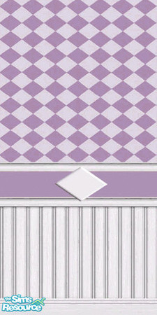 Sims 2 — Purple Romboid Wall by Queen_Of_The_Stone_Age — -