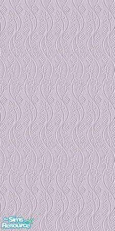Sims 2 — Lavender Scroll Wall by HChangeri — Plain & Simple