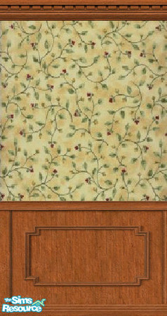 Sims 2 — purple roses by Roboty — A nice country flowerd pattern for the kitchen or living room even the bed room what