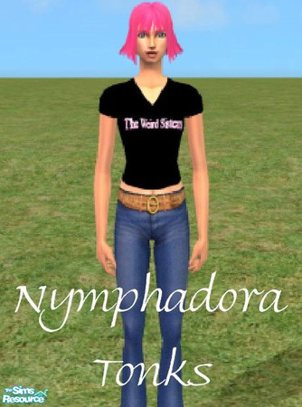 Sims 2 — Nymphadora Tonks by ifonlyihadorli — Nymphadora Tonks (It's Tonks!) Sorry, Nympha - I mean Tonks. She was