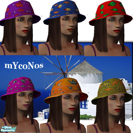 Sims 2 — MycOnOs by gbourn — .what do your Sims wear under the Greek summer sun?