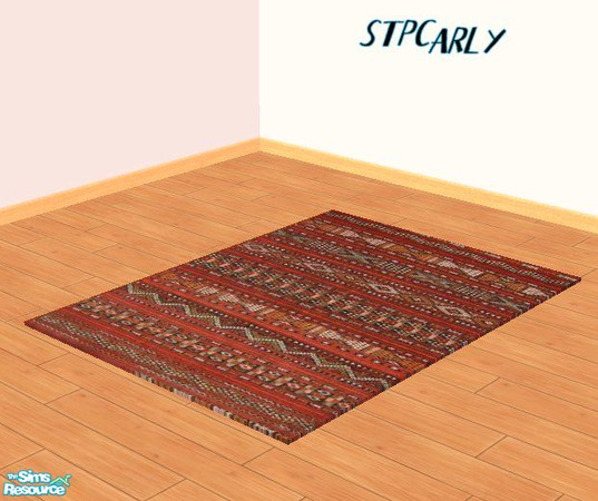Sims 2 — My Moroccan Rug by STP Carly — Not exactly the same pattern as ours but very, very close.