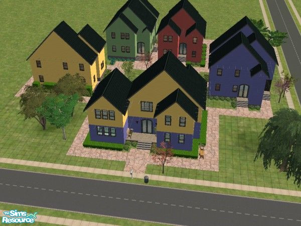 Sims 2 — Ridgeside Apartments by singingwaters — Apartments for Rent - Singles only need apply. Great place to meet other