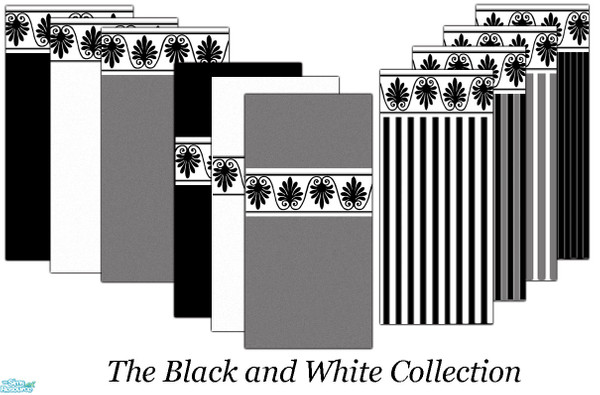 Sims 2 — Black and White Collection by giasims — Black and White Collection