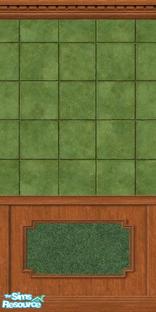 Sims 2 — Avacado and moss green wall 5 by alia_kenobi — 10 walls with a warm earthy feel. made to match maxis avacado
