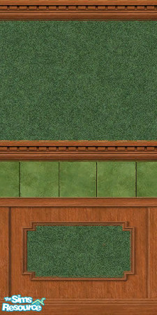 Sims 2 — Avacado and moss green wall 3 by alia_kenobi — 10 walls with a warm earthy feel. made to match maxis avacado
