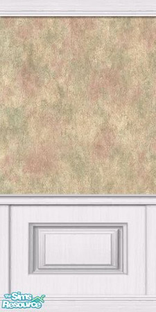 Sims 2 — Carebear's Sponged Collection - White wa by oldmember_carebear71 — Beige, rose, and sage combine to make this