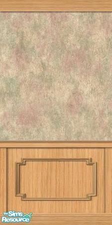 Sims 2 — Carebear's Sponged Collection - Light wa by oldmember_carebear71 — Beige, rose, and sage combine to make this
