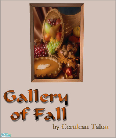 Sims 2 — Gallery of Fall 1x2 Pics - Horn of Plenty by Cerulean Talon — Fall colors to enhance your whole home through the