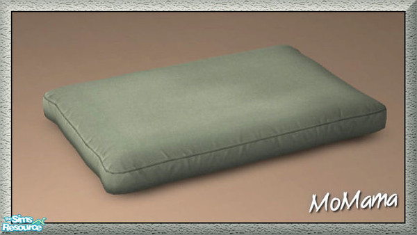 Sims 2 — NK Comfy Pet Pillows - Sea Green by MoMama — A comfy pet pillow in Sea Green. Great place for a cat or dog to