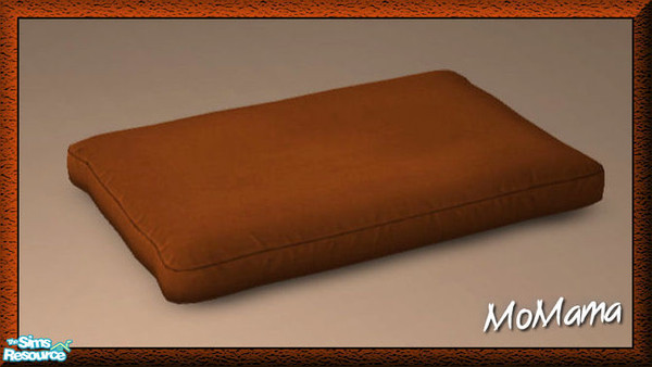 Sims 2 — NK Comfy Pet Pillows - Peachy Brown by MoMama — A comfy pet pillow in Peachy Brown. Great place for a cat or dog