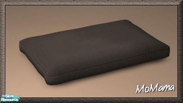 Sims 2 — NK Comfy Pet Pillows - Dark Grey by MoMama — A comfy pet pillow in Dark Grey. Great place for a cat or dog to