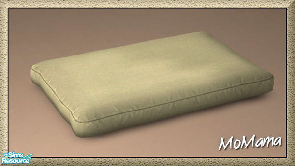 Sims 2 — NK Comfy Pet Pillows - Pale Yellow by MoMama — A comfy pet pillow in Pale Yellow. Great place for a cat or dog