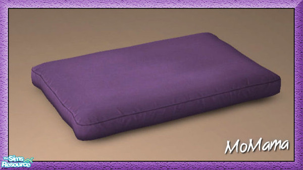 Sims 2 — NK Comfy Pet Pillows - Purple by MoMama — A comfy pet pillow in Purple. Great place for a cat or dog to take a