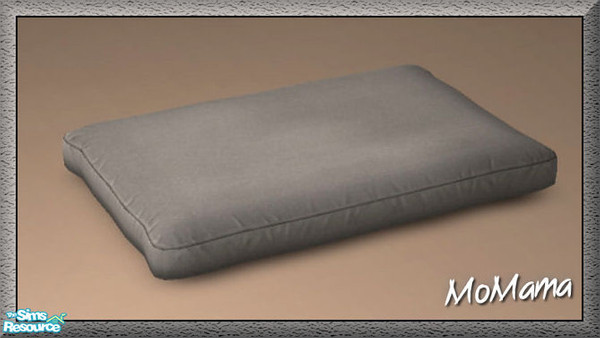 Sims 2 — NK Comfy Pet Pillows - Light Grey by MoMama — A comfy pet pillow in Light Grey. Great place for a cat or dog to