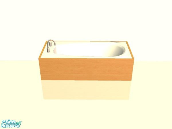 Sims 2 — Leyris Bathroom in Harvest Grain Set - Tub by simmaniac2005 — Made to match Studio K walls and floors. By Jo D