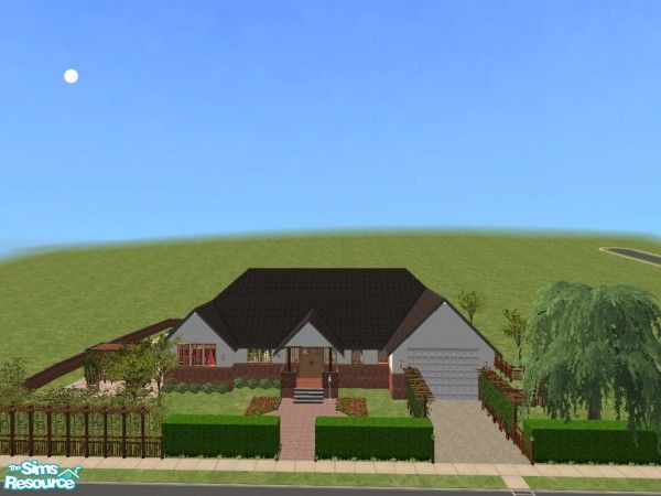 Sims 2 — Briarlyn by Shakeshaft — This is a 4 Bed,4 bath family home, with a walkout basement entertainment room and bar,