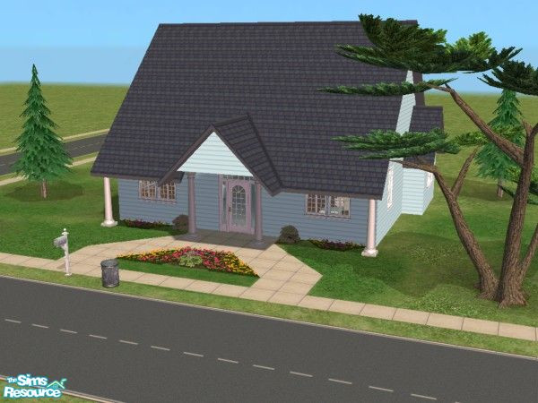 Sims 2 — Blue Moon by hatshepsut — Bonny little starter home, basically furnished but including the essentials. Perfect