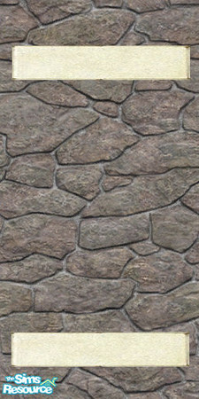 Sims 2 — Gothic Revival Flat , stone Arch by devil_shark — A flat stone arch wall to use in walls with windows. This wall