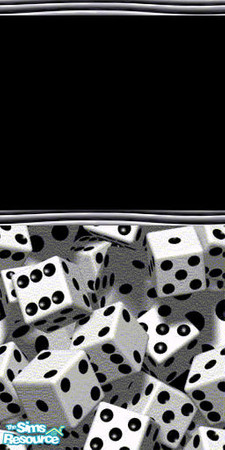 Sims 2 — Luck of the Dice Wallpaper Black by puterwitch — Lucky Wallpaper