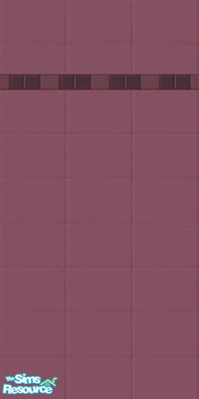 Sims 2 — Contrary Berry Wall Tile *Updated* by dddrake — Contrary Berry Wall Tile *Updated & Repaired* 
