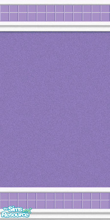 Sims 2 — Lavender Garden 1 by Lorah — Lavender Garden vinyl sheeting for your kitchen or bath.