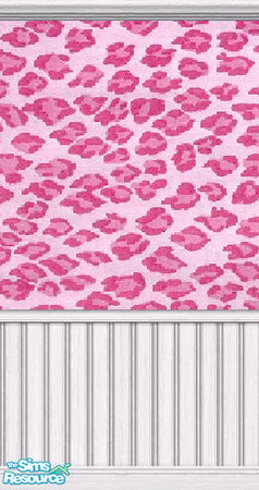 Sims 2 — Pink leoperd by Roboty — Ever seen a pink leoperd before well now you can have it on your walls without the