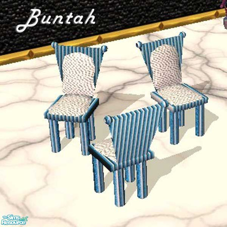 Sims 2 — Beauty Parlor Desk Chair CUSHIONS by buntah — These are the desk chair cushions for my Beauty Parlor set.