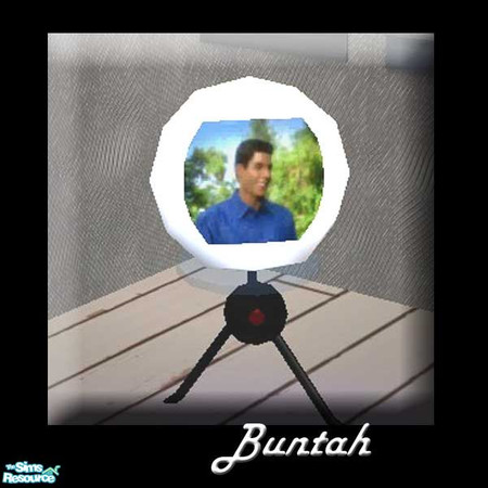 Sims 2 — Beach Office TV by buntah — This is the TV for my Beach Office. Get the mesh here at TSR.