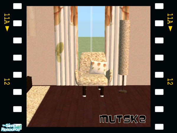 Sims 2 — Rosegarden bedroom chair by Mutske — Recolour Nanshi Nibble 'halo bedroom set'. Please download the original
