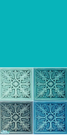 Sims 2 — Four Panels + all of a snowflake walls - Snow1 by redroses4eva — four paneled 