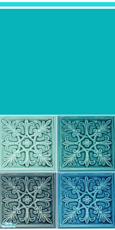 Sims 2 — Four Panels + all of a snowflake walls - Snow1 2 by redroses4eva — the four panels with the border