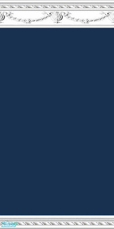 Sims 2 — jsfRSKatCatNavy by jsf — Revised and whitened rope swag mouldings hold a luminous navy blue paint. Find in